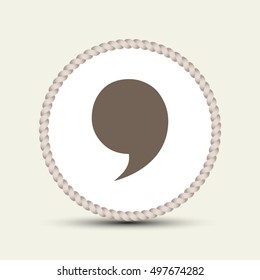 Speech Bubble Background. Vector Illustration