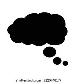 Speech bubble speech balloon or chat bubble line art icon for apps and websites