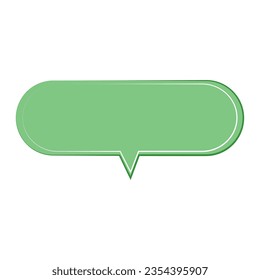 Speech bubble, speech balloon, chat bubble line art vector icon