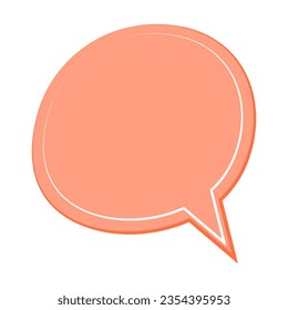 Sprechblase, Sprachballon, Chat-Bubble-Linie-Vektorsymbol