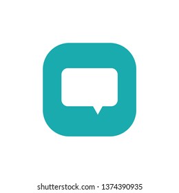 Speech bubble, speech balloon, chat bubble vector icon for apps and websites
