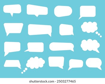 speech bubble, speech balloon, chat bubble vector art icon Graphics for apps, websites, and illustrations.