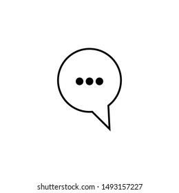 Speech Bubble black linear and glyph icons.