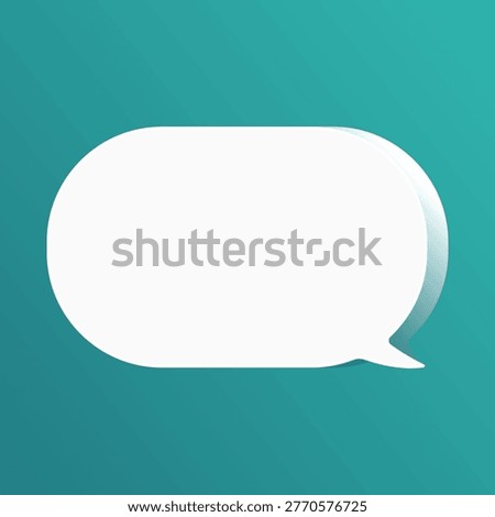 Speech bubble blank frame. Empty ellipse box for message, citation, aphorism, motivation. Pattern frame for information messages. Vector quote form inspiration. Background for text
