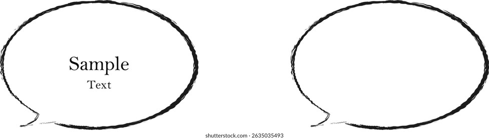 Speech Bubble, Blank Text Box, Communication Icon