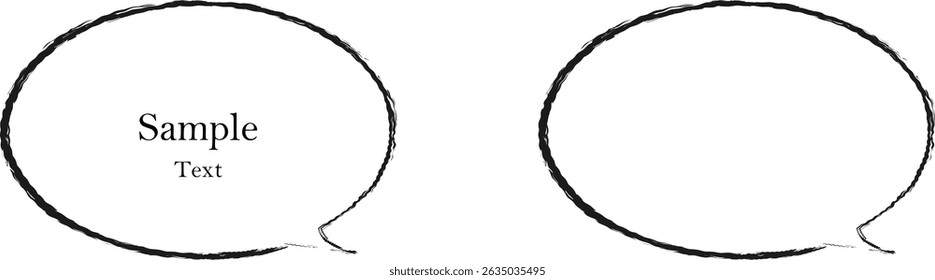 Speech Bubble, Blank Text Box, Communication Icon