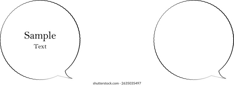 Speech Bubble, Blank Text Box, Communication Icon