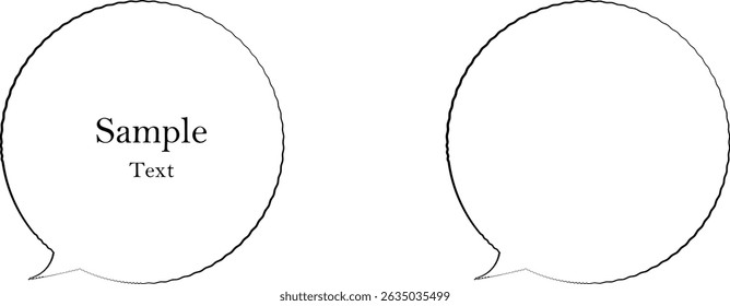 Speech Bubble, Blank Text Box, Communication Icon