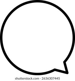 Speech Bubble, Blank Text Box, Communication Icon