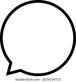 Speech Bubble, Blank Text Box, Communication Icon