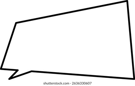 Speech Bubble, Blank Text Box, Communication Icon
