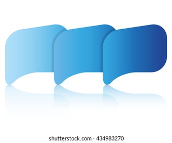 speech bubble business process diagram, infographics options template