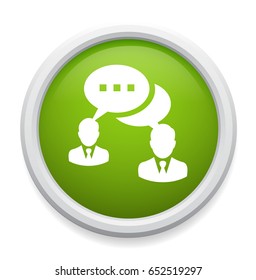 speech bubble buton