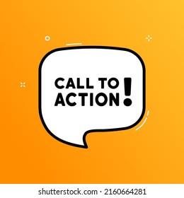 Speech bubble with Call to action text. Boom retro comic style. Pop art style. Vector line icon for Business and Advertising.