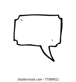 speech bubble cartoon