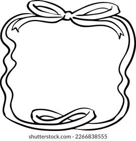 Speech bubble for chat communication symbol. Empty background balloon talk cloud for message chatting. Comic cartoon element. Hand drawn retro vintage vector illustration. Simple line drawing.