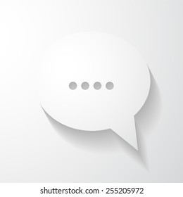 Speech bubble chat icon 