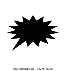 Speech bubble or chat bubble icon for apps and websites