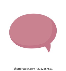 icono de chat de burbuja de voz aislado