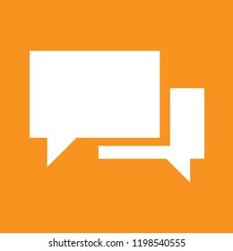 Speech bubble, chat icon, Stock vector illustration, EPS10. 