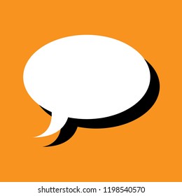 Speech bubble, chat icon, Stock vector illustration, EPS10. 