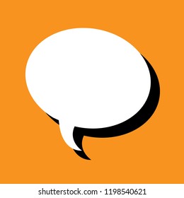 Speech bubble, chat icon, Stock vector illustration, EPS10. 