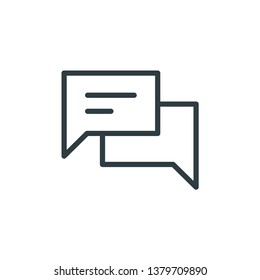 Speech Bubble Chat Icon Vector Illustration - Vector 
