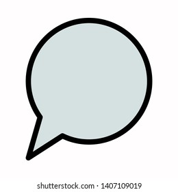 Speech bubble chat icon vector logo symbol or illustration.