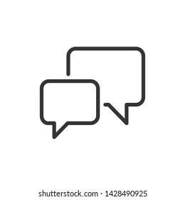 Speech Bubble Chat Icon Vector Illustration