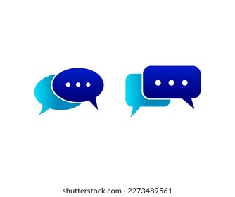 Sprachblase-Chat-Symbol, Vektorgrafik 