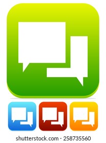 Speech Bubble Chat Icons