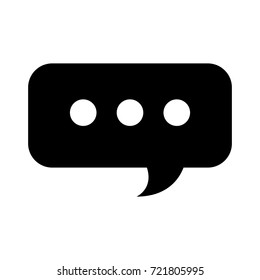 speech bubble chat message service support