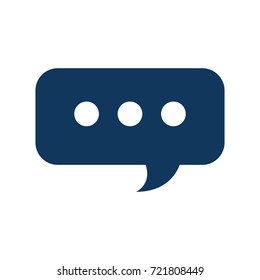 speech bubble chat message service support