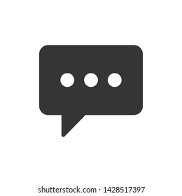 Speech Bubble Chatting Icon Vector