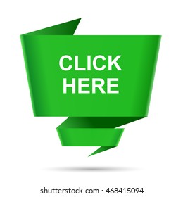 speech bubble click here design element sign symbol set