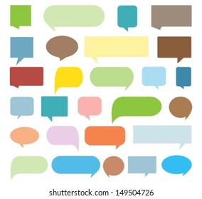 Speech bubble collection