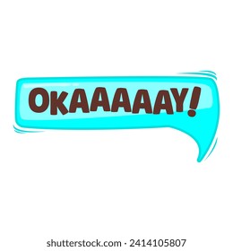 Speech bubble collection colorful. hand draw style