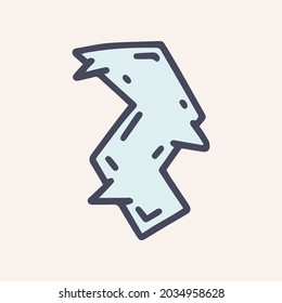 speech bubble color vector doodle simple icon
