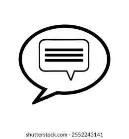 Speech bubble comic sign chatting box set. Contour empty design elements dialog cloud message box. Speech bubble comics book, speak text.
