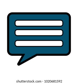 speech bubble communication chat sms