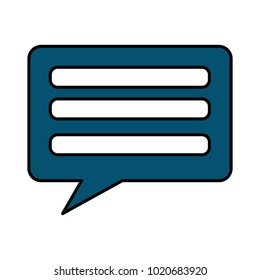 speech bubble communication chat sms