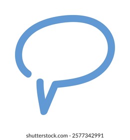 Speech bubble communication dialogue doodle