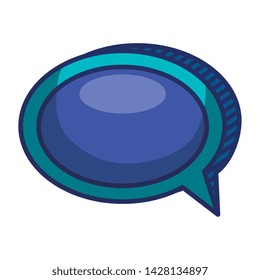 speech bubble communication isolated icon