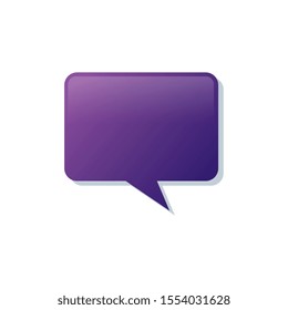speech bubble communication isolated icon vector illustration design