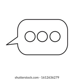 speech bubble communication isolated icon vector illustration design