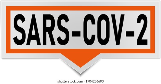 speech bubble with coronavirus Sars cov 2 icon over white background, line style, vector illustration