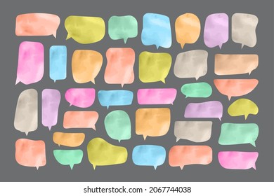 plantilla de diseño de papel de corte de burbujas de voz. Ilustración de vectores para su empresa 