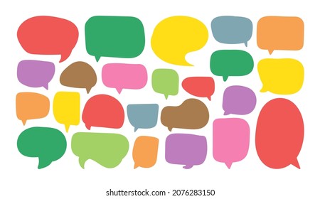speech bubble cut paper design template. Vector illustration for your business 