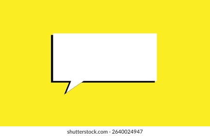 Speech bubble dashed line icon. Vector Illustration . EPS 10 .