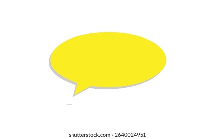 Speech bubble dashed line icon. Vector Illustration . EPS 10 .